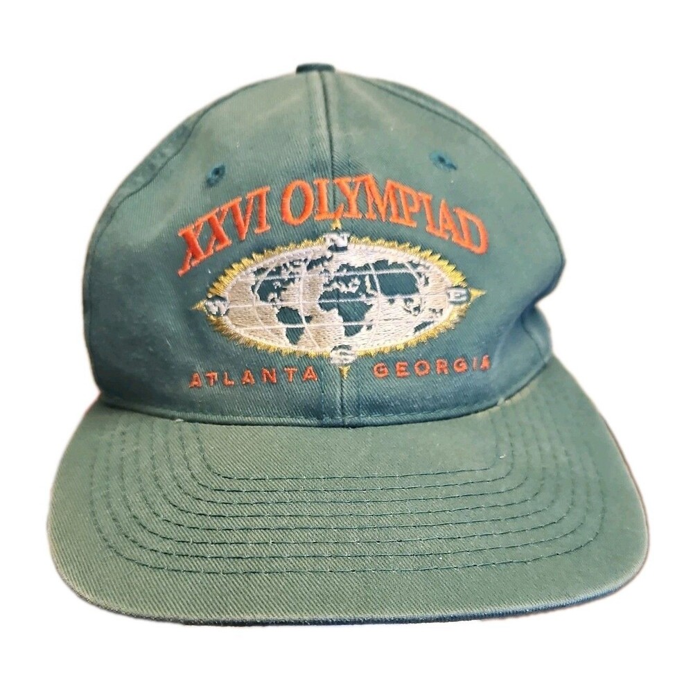 XXVI Olympiad Atlanta Georgia Hat Hanes Snapback Cap 1996 Vintage